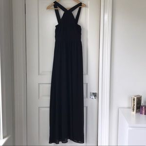 AIR OF ROMANCE BLACK MAXI DRESS